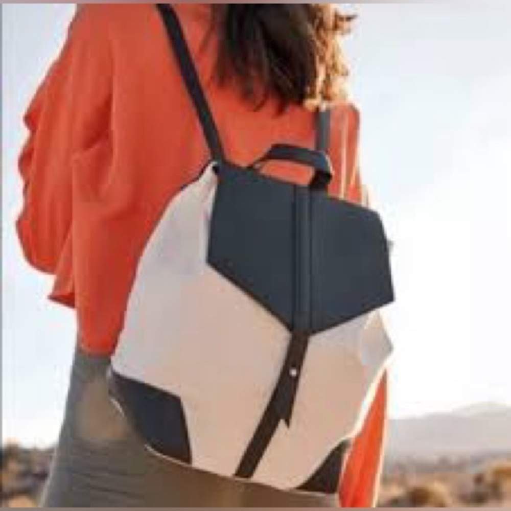 Deux Lux Black and Cream Backpack